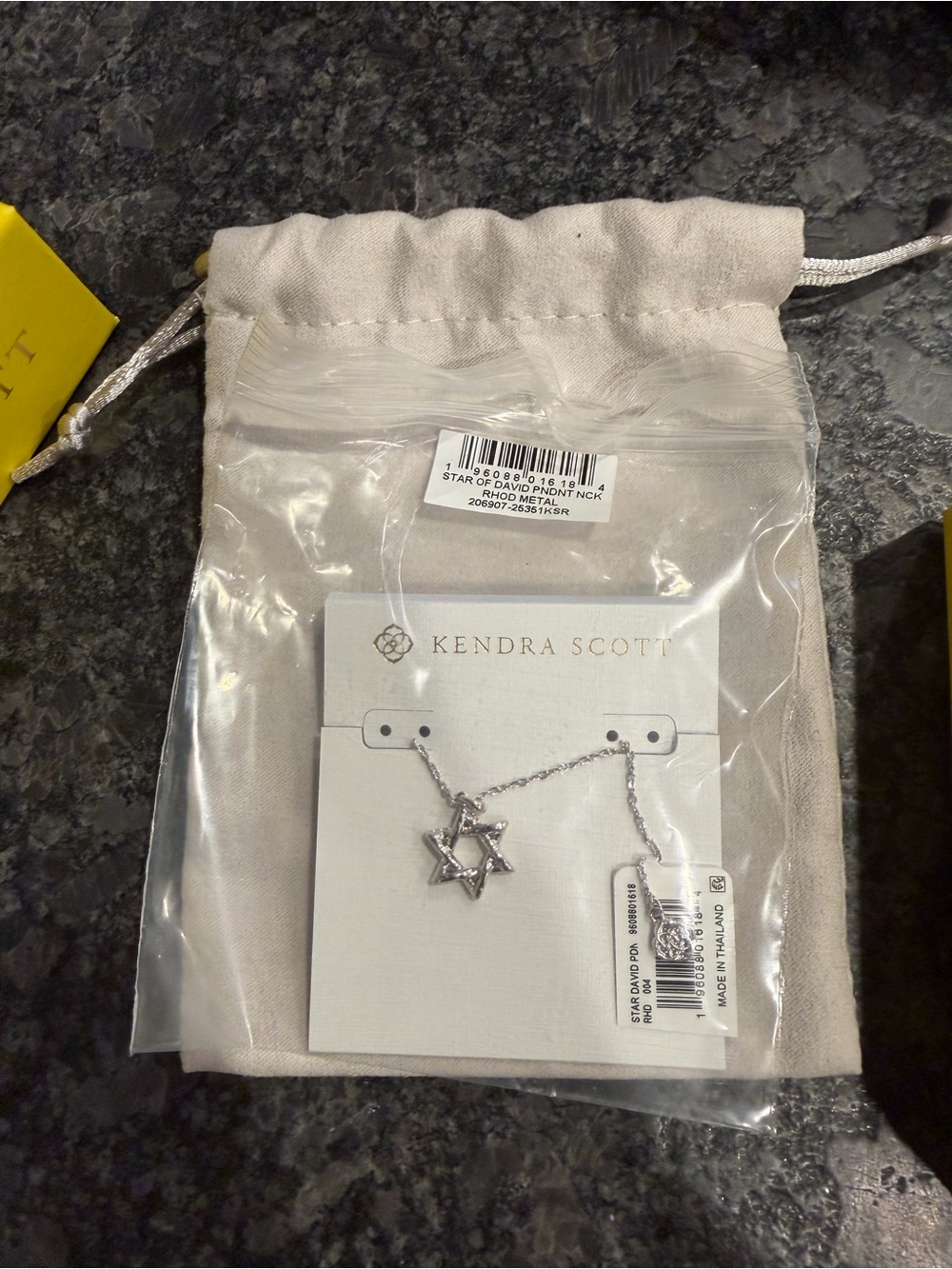 Kendra Scott Silver Star of David Necklace